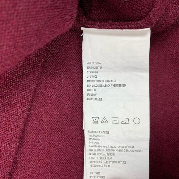 Prana Sweater Men's Large Striped Holberg 1/4 Zip Wool Blend Gorpcore Outdoors - Picture 9 of 12